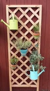 Diy Vertical Herb Garden Buy A Trellis