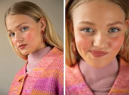 makeup look is blush just blush