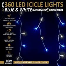 360 Led Icicle Lights 10m Outdoor
