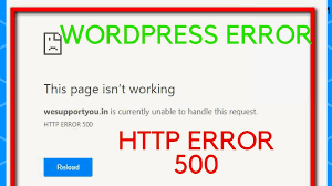 wordpress error 500 common causes