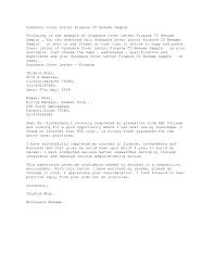 New Graduate Cover Letter Examples Cover Letter Examples      Sample Cover  Letter For New Graduate Sample Templates