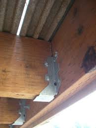Joist hangers also make joist installation simpler, as the hangers hold the joists in place as you fasten them. Joist Hangers At Cantilevered Rim Exterior Inspections Internachi Forum