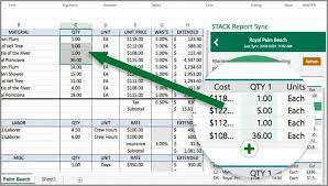 excel estimating template