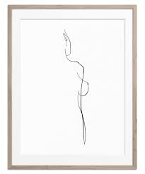 How to draw a woman body.our site wants you to access our steps on how to draw a woman body. Simple One Line Female Drawing Outline Minimalist Wall Art Decor Infinite Noon