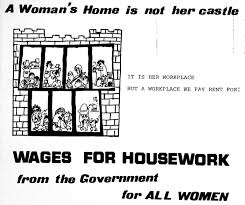 suzy homemaker fights for w equality equal pay topic detail from a flyer for wages for housework circa 1975 courtesy of day rooms