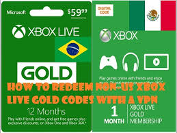 xbox live gold codes with a vpn