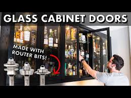 how to make gl cabinet doors with