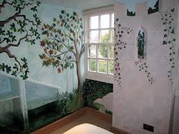 Enchanted Fairy Forest Mural Painted In