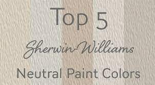 sherwin williams neutral paint colors