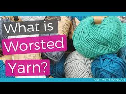 what is worsted yarn you