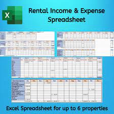 Landlords Excel Template Rental Income And Expense Tracker Etsy  gambar png