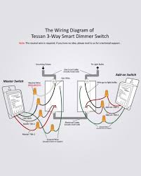 3 way dimmer wiring diagram. 3 Way Smart Dimmer Switch For Dimmable Led Lights Tessan Com