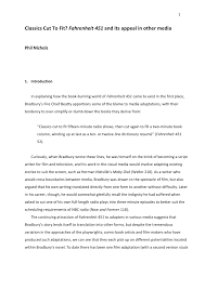pdf classics cut to fit fahrenheit and its appeal in other media pdf classics cut to fit fahrenheit 451 and its appeal in other media