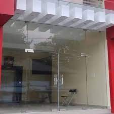 Hinged Commercial Toughened Glass Door