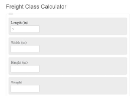Freight Class Calculator Calculator Academy