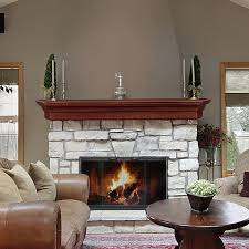 Keystone Fireplace Mantel Shelf Wood