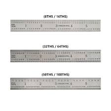 This video shows people new to measurement how to read a ruler to 1/16 of an inch and some software that will help them become experts! Big Horn 19590 6 Inch Precision 4r Rigid Stainless Steel Ruler 1 8 Inch 1 16 Inch 1 32 Inch 1 64 Inch Walmart Com Walmart Com