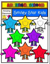 Classroom Management Ideas Free Smiley Star Kids Clip Art