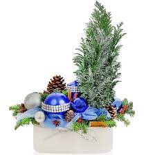 Wyślij stroik świąteczny na Gwiazdkę - Stroik "Chabrowy" od Poczty  Kwiatowej®