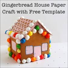 Cute Gingerbread House Paper Craft With