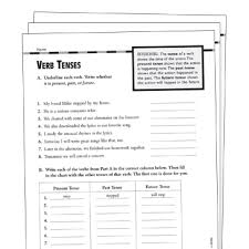 Verb Tenses Grade 5 Collection Printable Leveled Learning