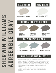 agreeable gray coordinating colors