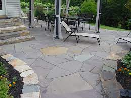 how to install flagstone landscaping