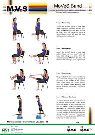 moves band resistive exercise