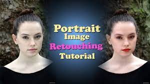 portrait retouching tutorial in
