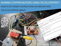 arduino homing stepper motors using