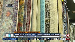 teachers receive free rugs at annual event