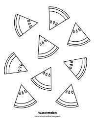 watermelon coloring pages nature