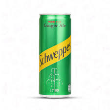 schweppes ginger ale in can 250 ml