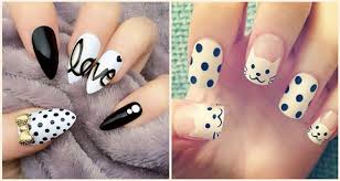 50 diffe polka dots nail art ideas
