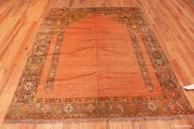 antique turkish oushak prayer rug 71110