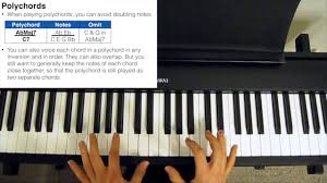 Jazz Piano Tutorial Polychords