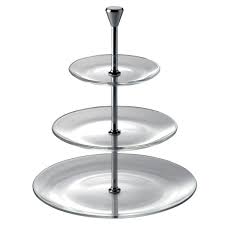 Utopia 3 Tier Glass Cake Stand At