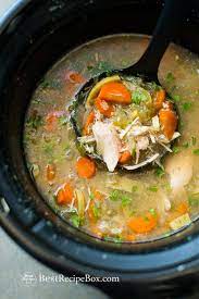 slow cooker en vegetable soup
