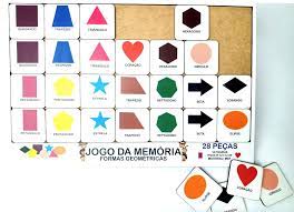 Nomes das figuras geométricas combinação. Jogo Da Memoria Figuras Formas Geometricas Educativo Madeira No Elo7 Mega Impress Brinquedos Educativos 142be6b
