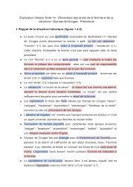 Explication linéaire Texte 14 Déclaration des droits de la femme et de la  citoyenne Olympe de Gouges - Studocu