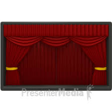 theater curtains opening