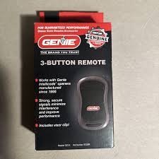 genie garage door opener 3 on remote