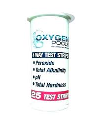 Clorox Test Strips Color Chart Pool Test Strips Oxygen Time