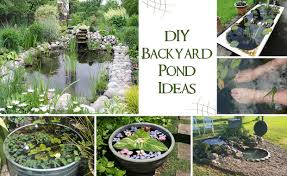 diy garden pond ideas for making
