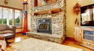 Masonry Stone Or Brick Fireplace