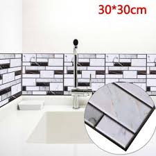 10pcs 3d wall tile stickers kitchen