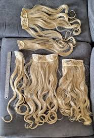 hair extensions blond