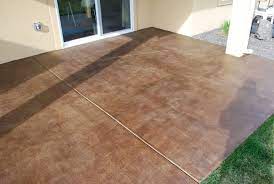 How To Stain A Concrete Patio Easy Diy