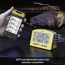 We can't carry our phones everywhere, so the best solution to this is to use the smartphone as a thermometer. Signals Bbq Alarm Thermometer With Wi Fi And Bluetooth Wireless Technology Thermoworks