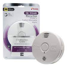 These wirelessly connected units will all sound an alarm when any one. Kidde 10 Year Worry Free Sealed Battery Combination Smoke And Carbon Monoxide Detector With Voice Alarm 21029622 The Home Depot